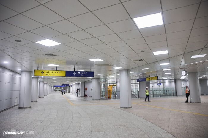 Ba ga ngầm Metro Bến Thành - Suối Tiên trước ngày đón khách - ảnh 1