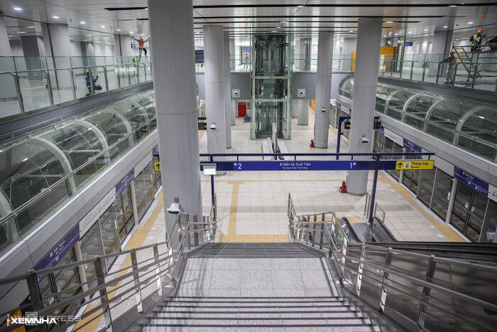 Ba ga ngầm Metro Bến Thành - Suối Tiên trước ngày đón khách - ảnh 5