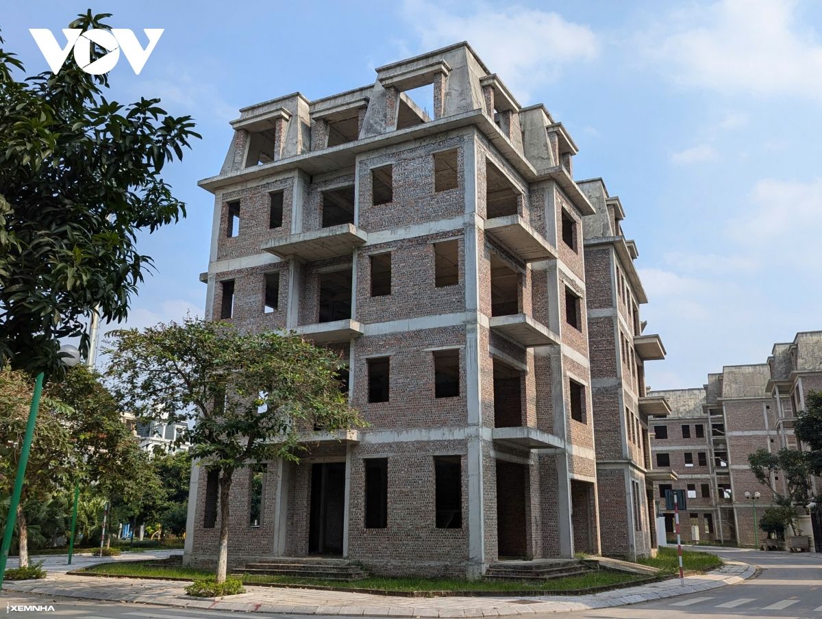 Cận cảnh khu đô thị có hàng trăm biệt thự triệu đô bị bỏ hoang ở Hà Nội - ảnh 4