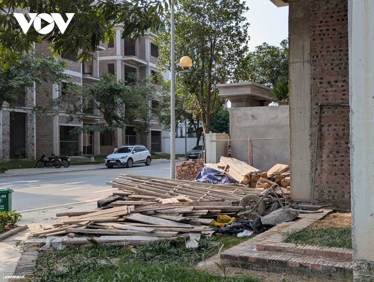 Cận cảnh khu đô thị có hàng trăm biệt thự triệu đô bị bỏ hoang ở Hà Nội - ảnh 6