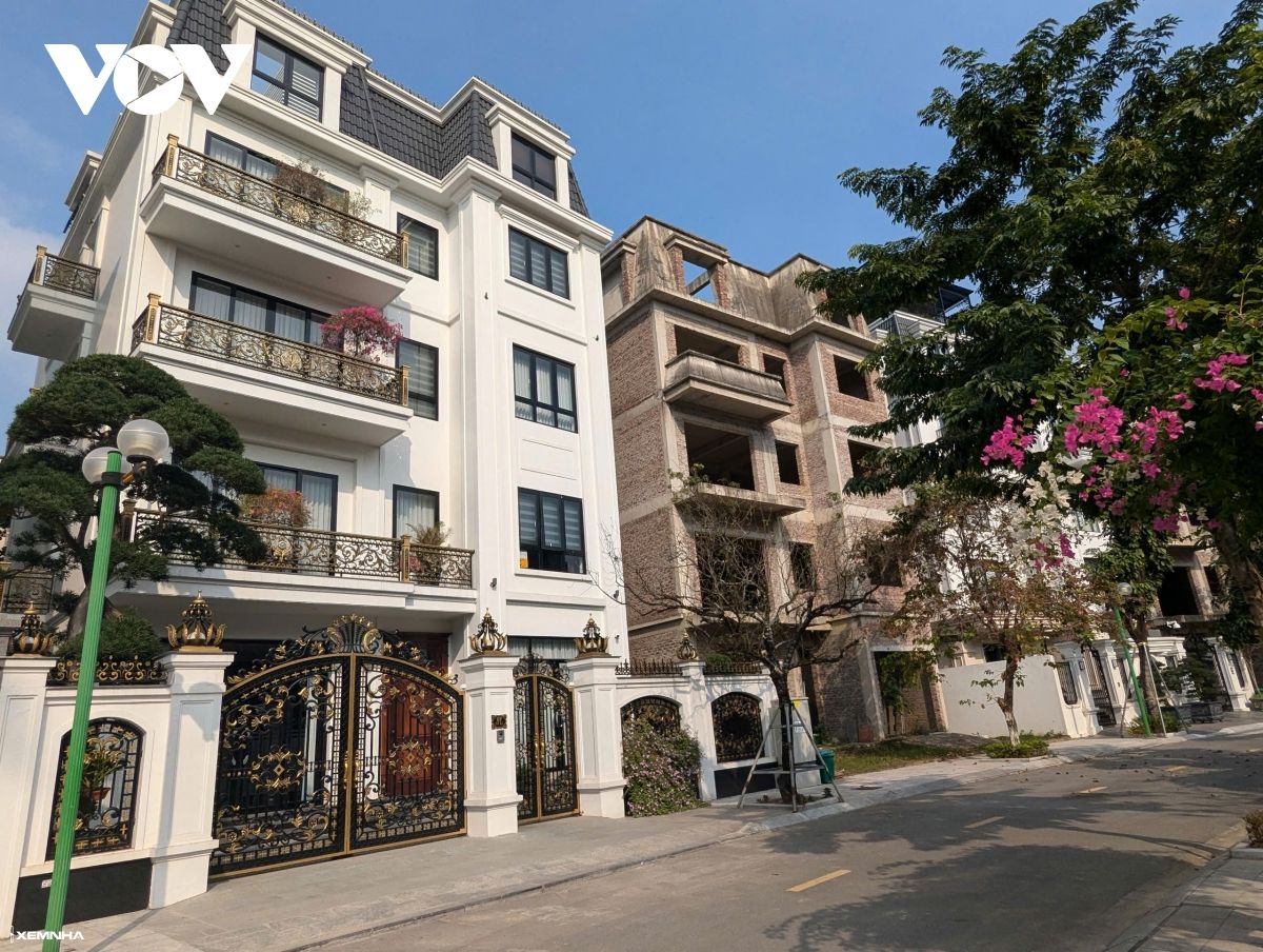 Cận cảnh khu đô thị có hàng trăm biệt thự triệu đô bị bỏ hoang ở Hà Nội - ảnh 12