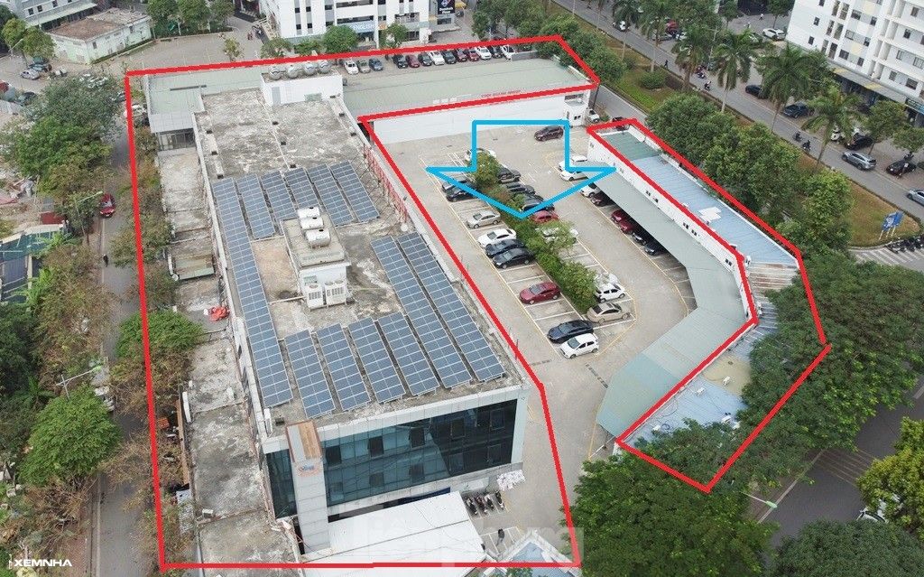 Cận cảnh nhiều dự án bãi xe tại Linh Đàm bị biến tướng, xe người dân tràn ra đường - ảnh 8