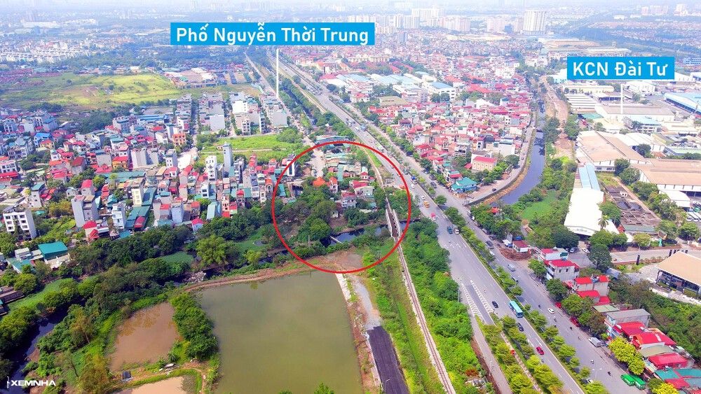 Đường gom từ cầu Thanh Trì đến cầu vượt Phú Thị sau hơn 3 năm thi công - ảnh 5