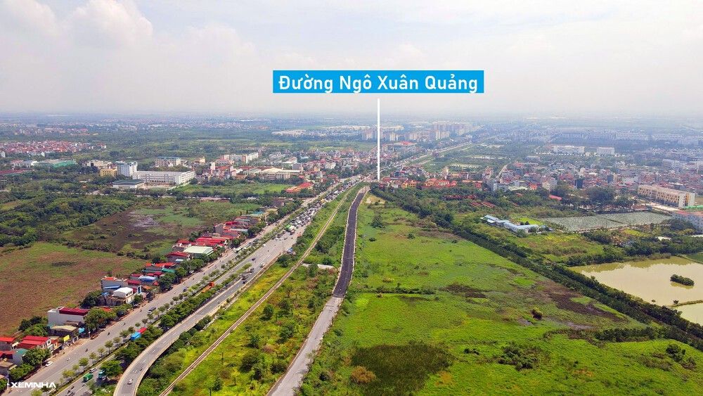 Đường gom từ cầu Thanh Trì đến cầu vượt Phú Thị sau hơn 3 năm thi công - ảnh 6