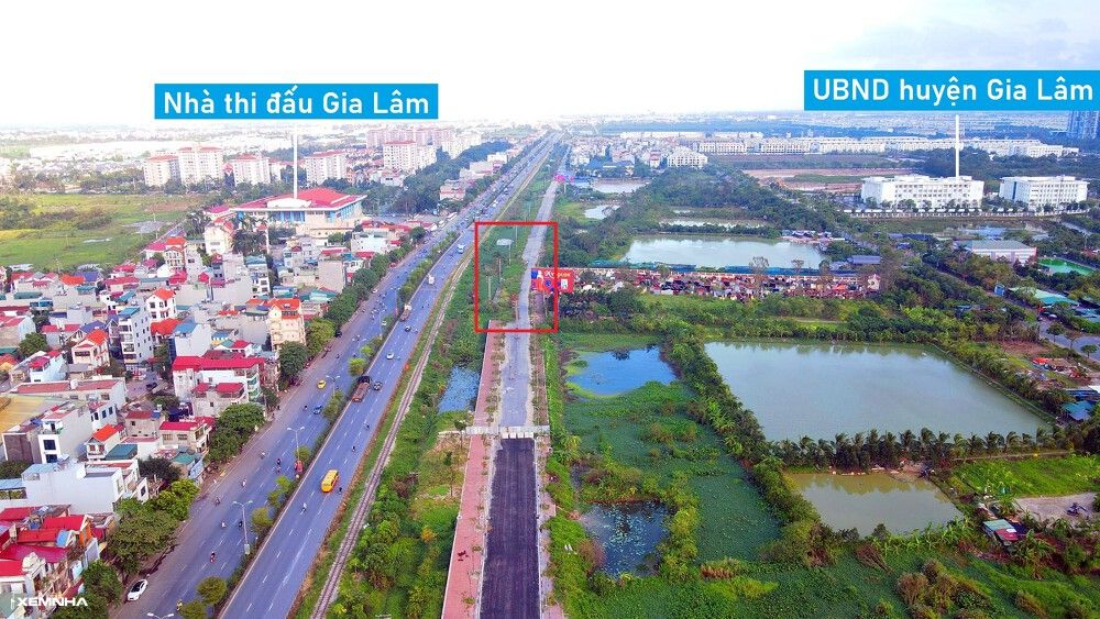 Đường gom từ cầu Thanh Trì đến cầu vượt Phú Thị sau hơn 3 năm thi công - ảnh 10