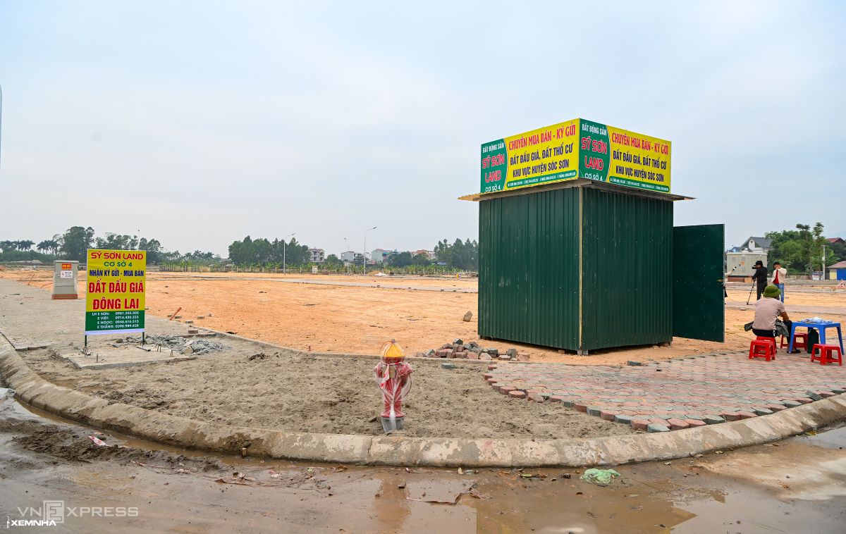 Hiện trạng khu đất đấu giá huyện ven Hà Nội được trả cao nhất 30 tỷ một m2 - ảnh 7