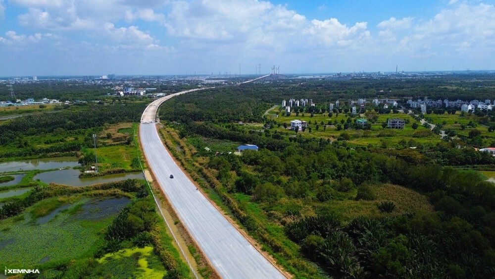 Hình ảnh cao tốc Bến Lức - Long Thành đang thi công qua huyện Nhà bè, TP HCM - ảnh 13