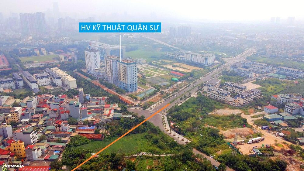 Hình ảnh nhà cửa dày đặc chưa thể giải tỏa trên lộ trình mở đường kết nối KĐT Xuân Phương đến quốc lộ 32 - ảnh 4