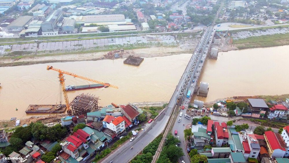 Khởi công tháng 7 năm ngoái, cầu Đuống mới giờ ra sao? - ảnh 2