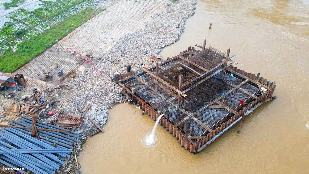 Khởi công tháng 7 năm ngoái, cầu Đuống mới giờ ra sao? - ảnh 8