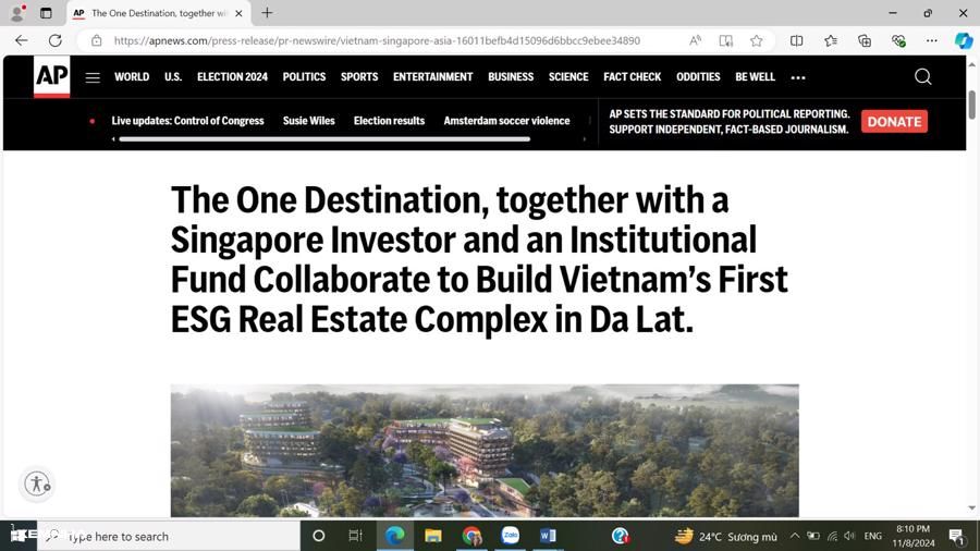 Tổ hợp bất động sản ESG tiên phong Việt Nam tại Đà Lạt được truyền thông quốc tế quan tâm - ảnh 2