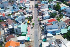 Cận cảnh nhà đất đang giải tỏa để mở rộng đường Nguyễn Thị Định ở Thủ Đức