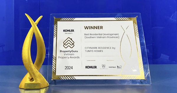 Citymark Residence: “Căn hộ tốt nhất miền Nam” tại Propertyguru Vietnam Property Awards 2024