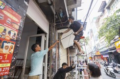 Người dân dỡ nhà, giao đất làm đường Nguyễn Tuân